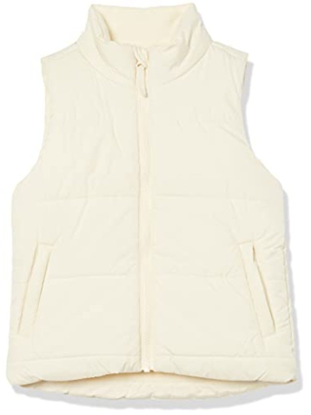 Girls Heavyweight Quilted Puffer Vest Water-Resistant Fleece Lined